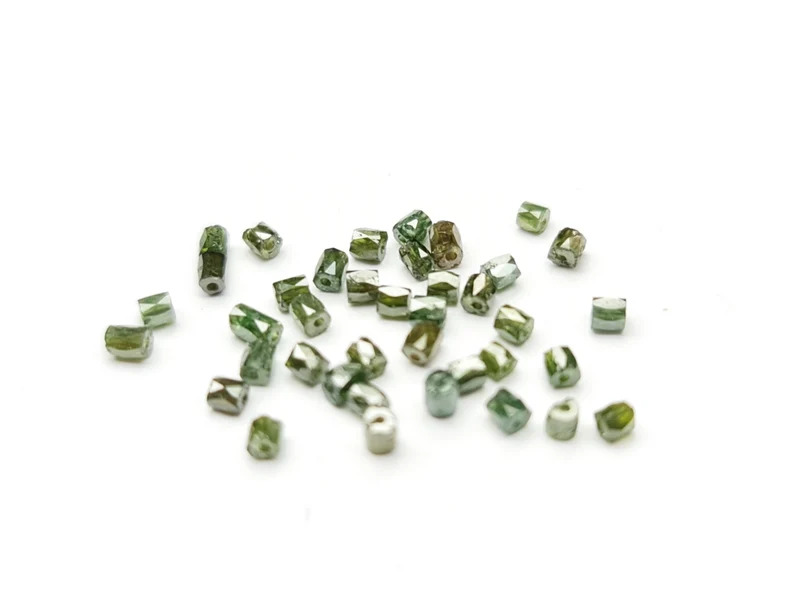 1.05 Ct Beads Checker Green Natural Loose Diamond