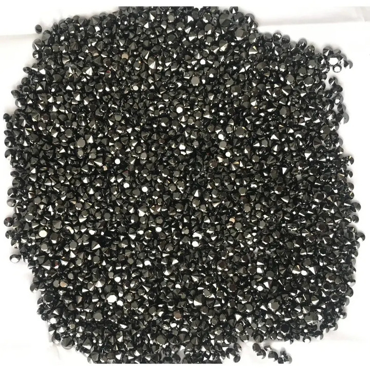 1.00 Ct, 1.15 To 1.20 MM Round Brilliant Cut Black Natural Loose Diamond