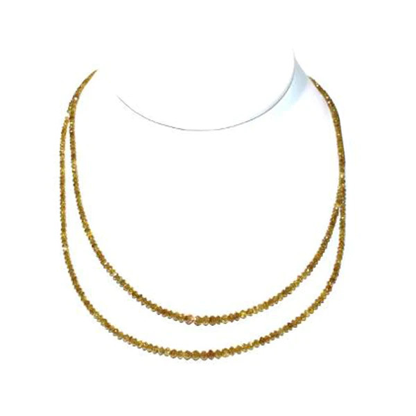 20 Ct Beads Checker Yellow Natural Loose Diamond