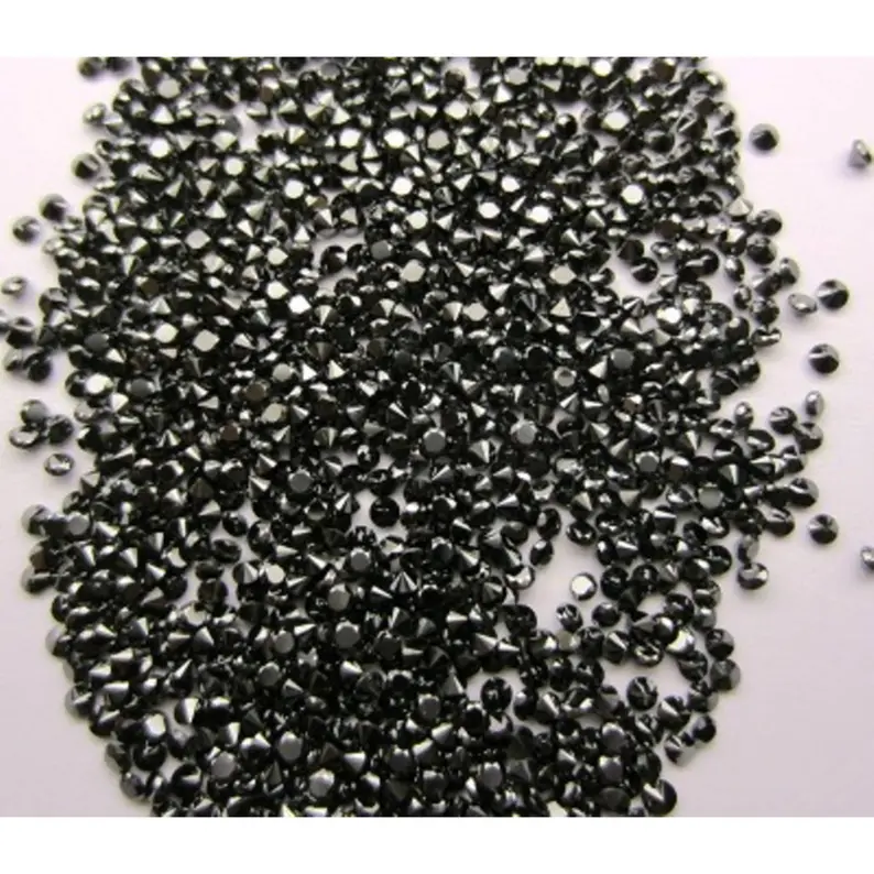 1.00 Ct Round Brilliant Cut Black Natural Loose Diamond