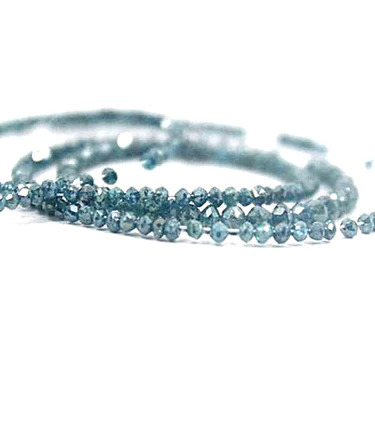 2 MM - 3 MM Beads Uncut Blue Natural Loose Diamond