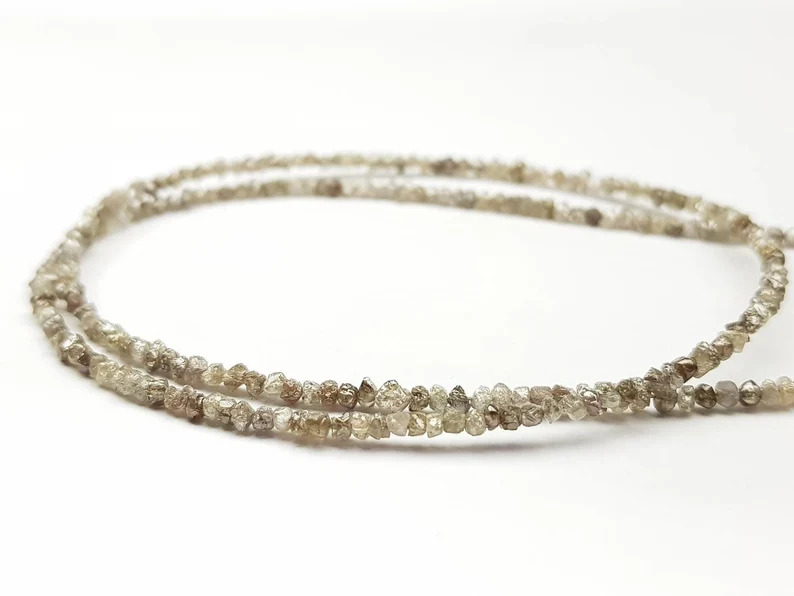 12.50 Ct Beads Checker Brown Natural Loose Diamond