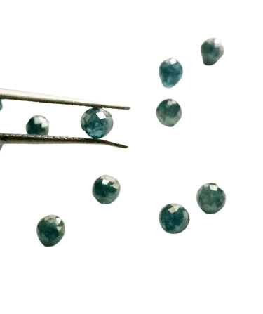3 Ct Beads Uncut Blue Natural Loose Diamond