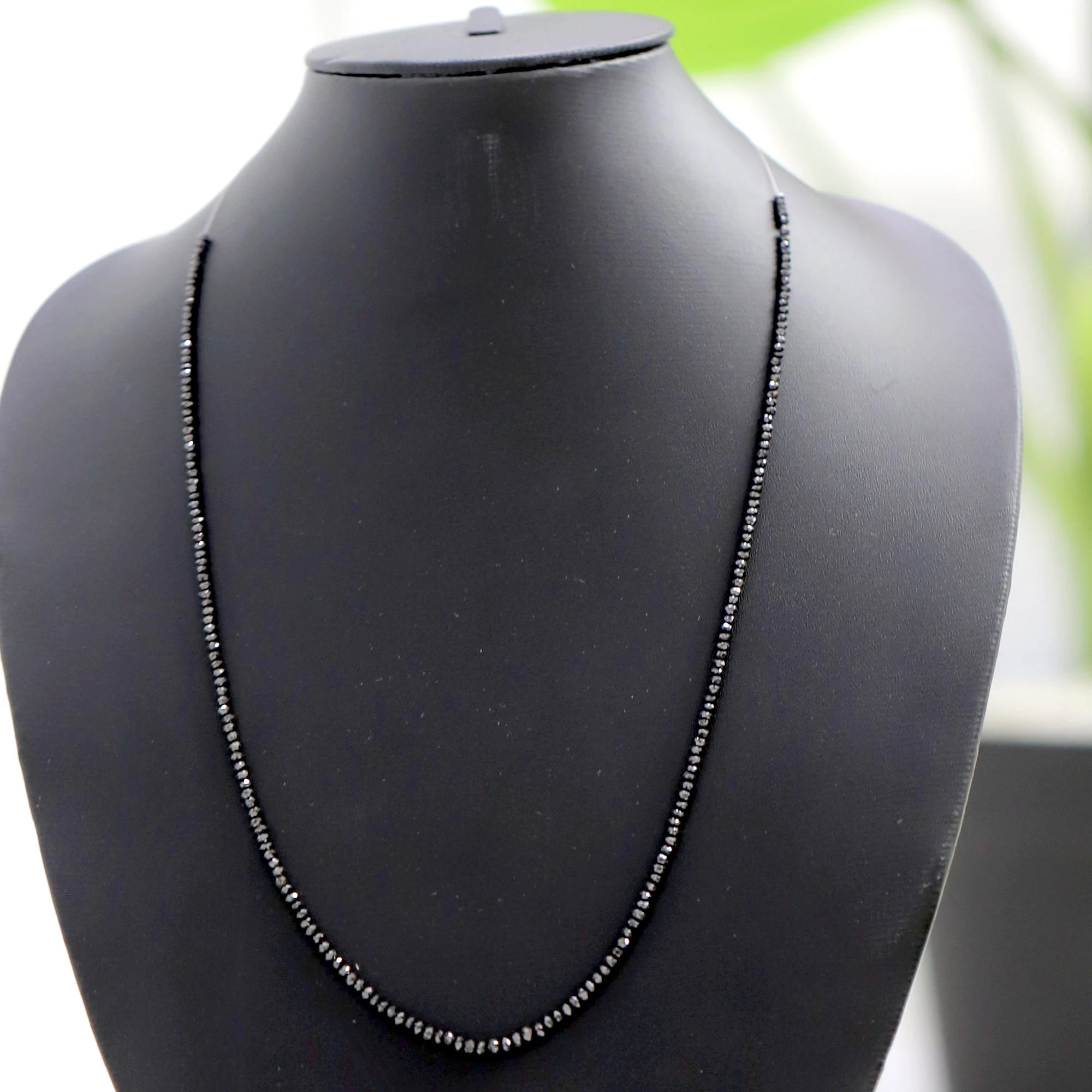 20 Ct Beads Uncut Black Natural Loose Diamond