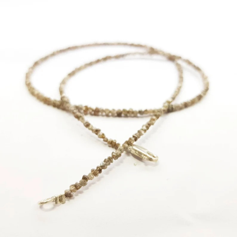 15.00 Ct Beads Checker Brown Natural Loose Diamond