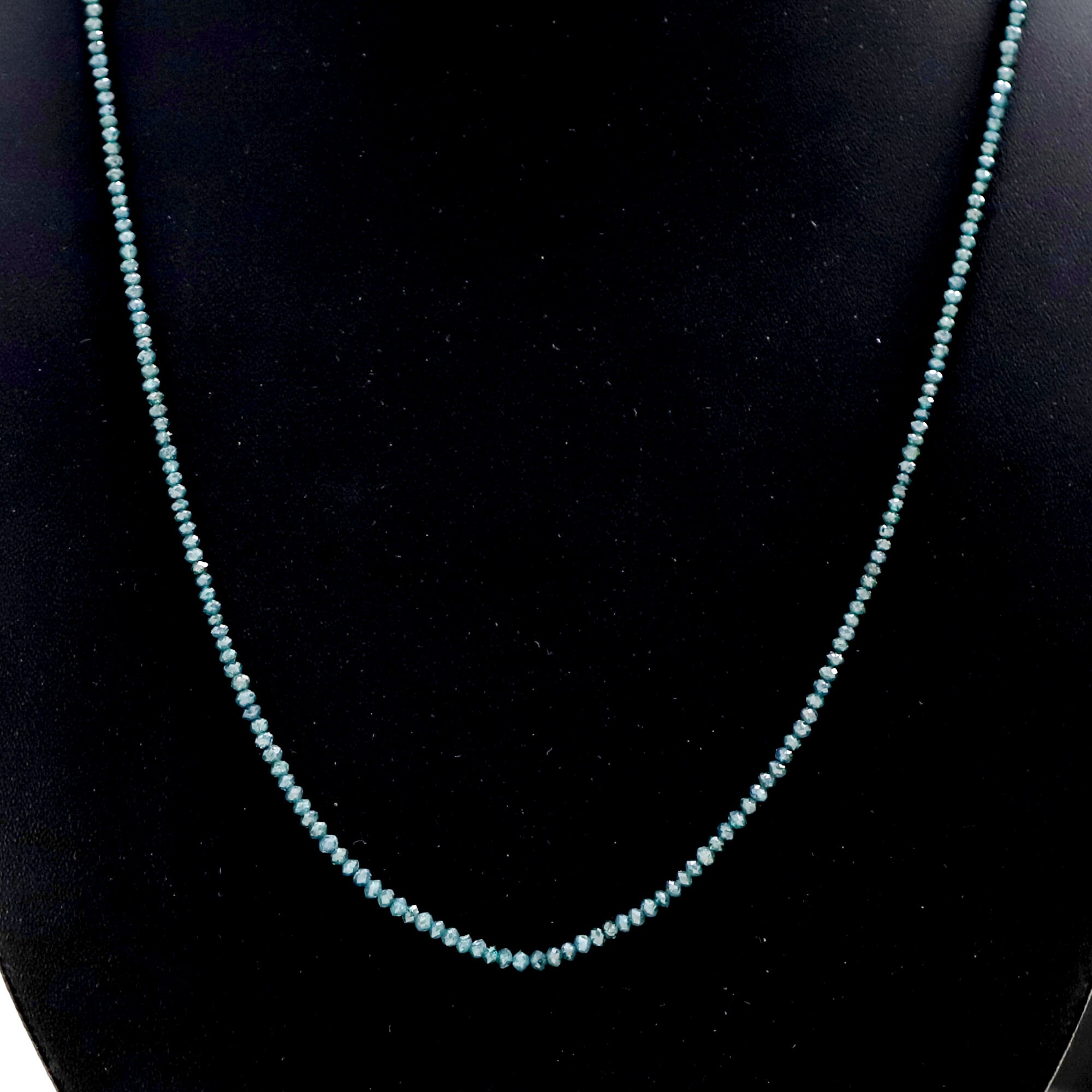 21 Ct Beads Uncut Blue Natural Loose Diamond