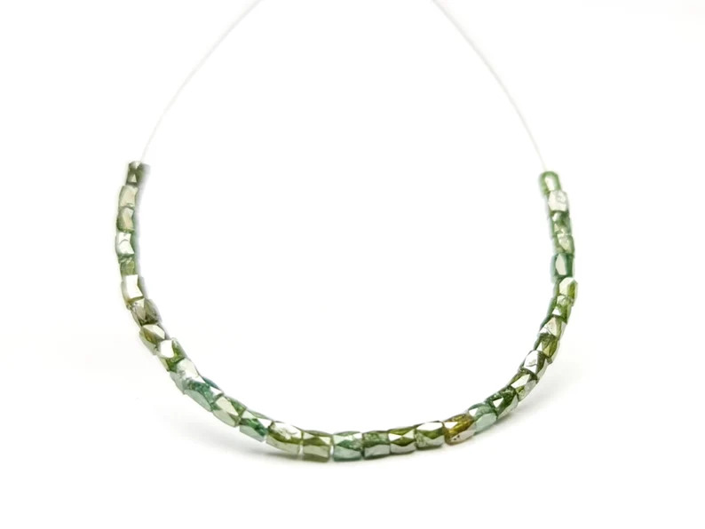 1.05 Ct Beads Checker Green Natural Loose Diamond