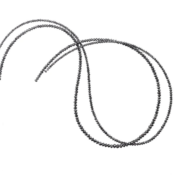 2 MM – 6 MM Beads Uncut Black Natural Loose Diamond