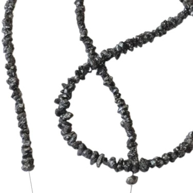 18 Ct Beads Uncut Black Natural Loose Diamond