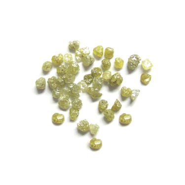 3 Ct Beads Checker Yellow Natural Loose Diamond