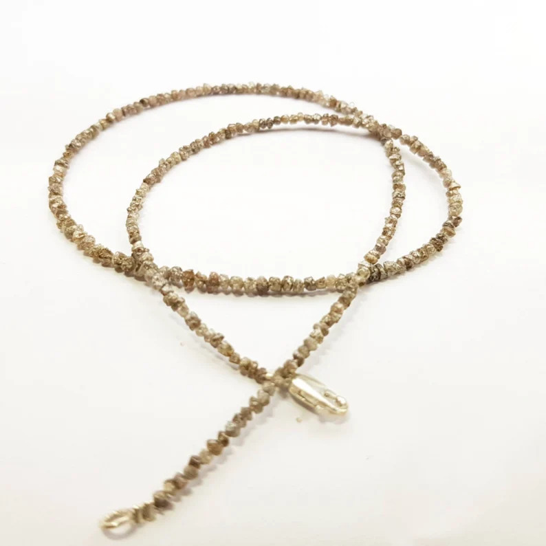 15.00 Ct Beads Checker Brown Natural Loose Diamond