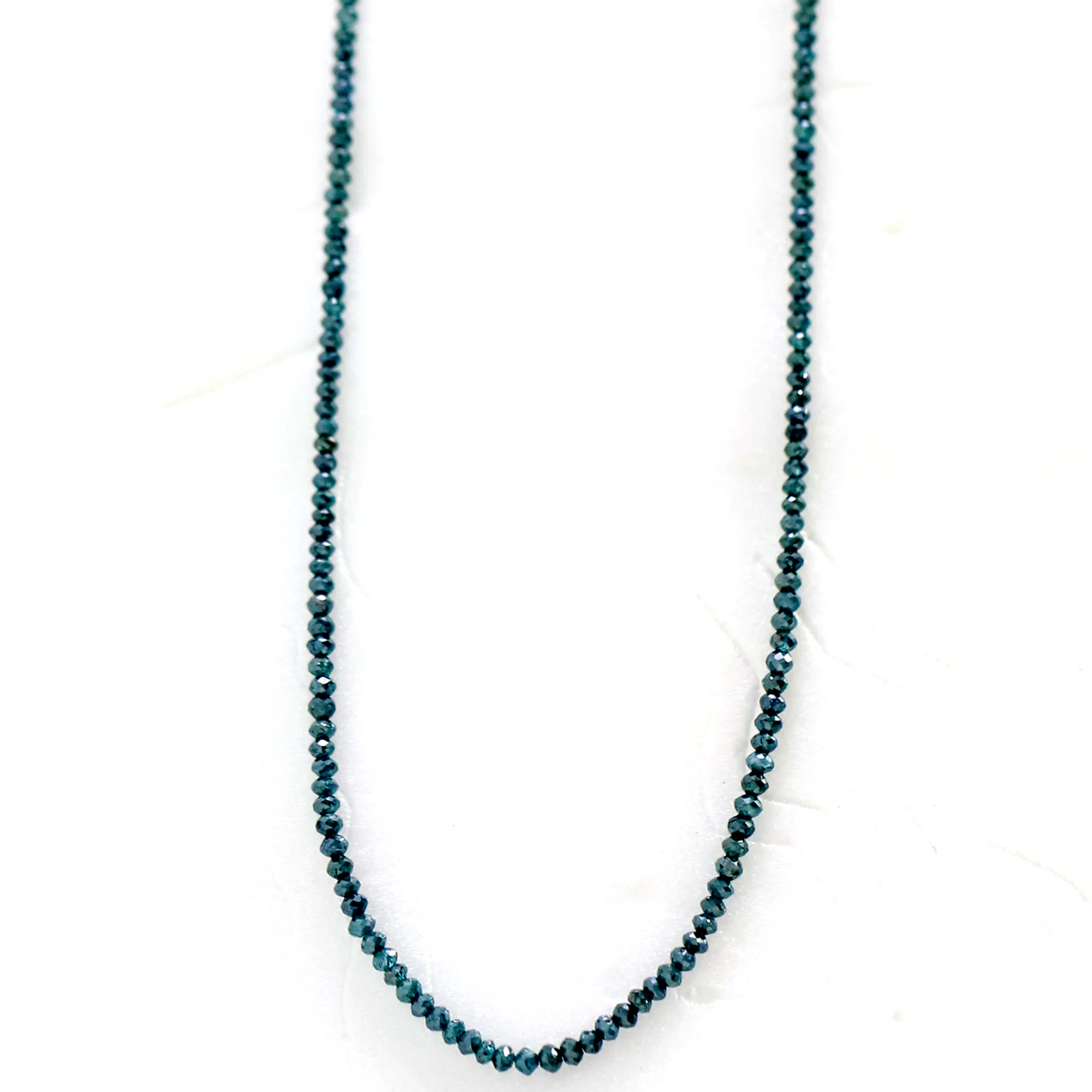 21 Ct Beads Uncut Blue Natural Loose Diamond