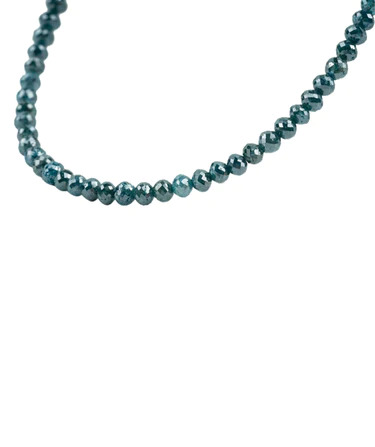 20 Ct Beads Uncut Blue Natural Loose Diamond