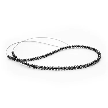 32 Carat Beads Uncut Black Natural Loose Diamond