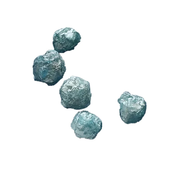 3 Ct Beads Checker Blue Natural Loose Diamond
