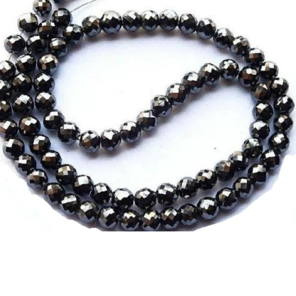 32 Inch Beads Uncut Black Natural Loose Diamond