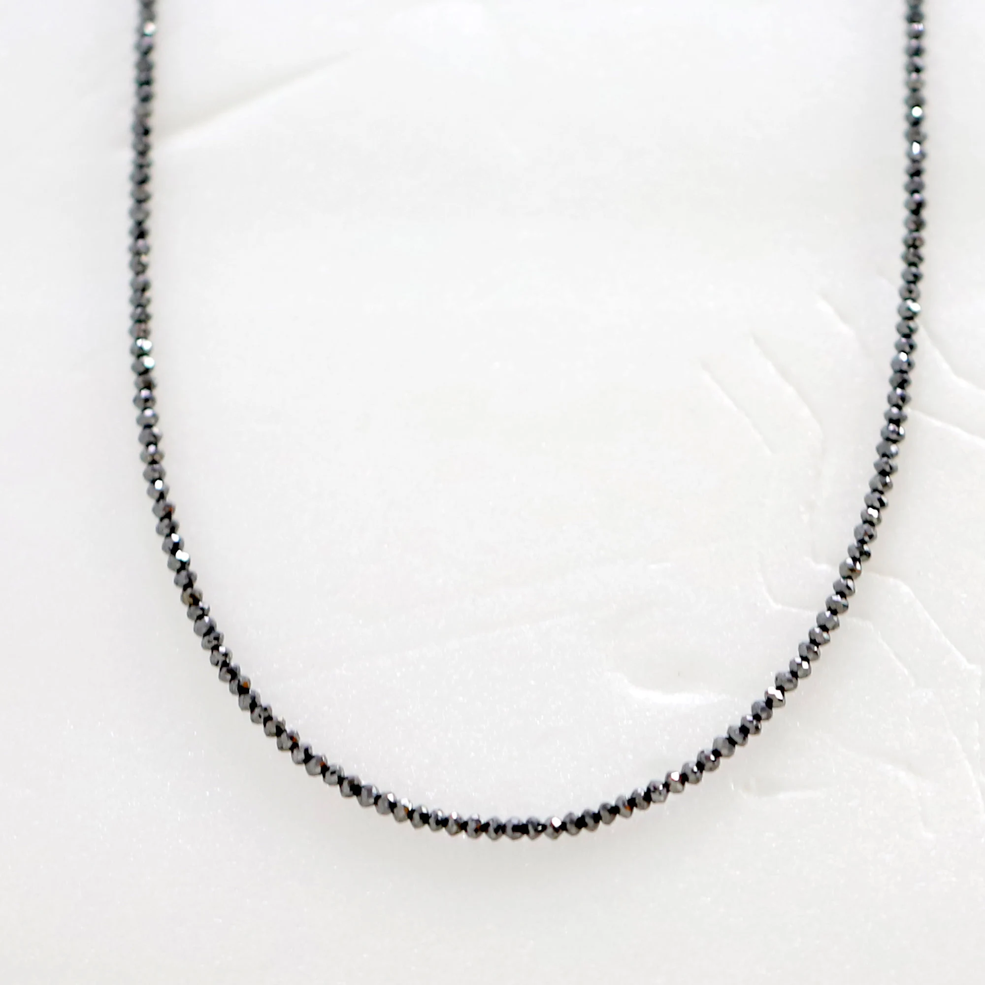 2 MM Beads Uncut Black Natural Loose Diamond