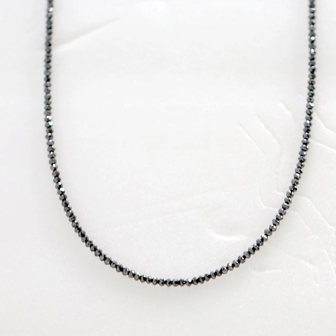 2 MM Beads Uncut Black Natural Loose Diamond
