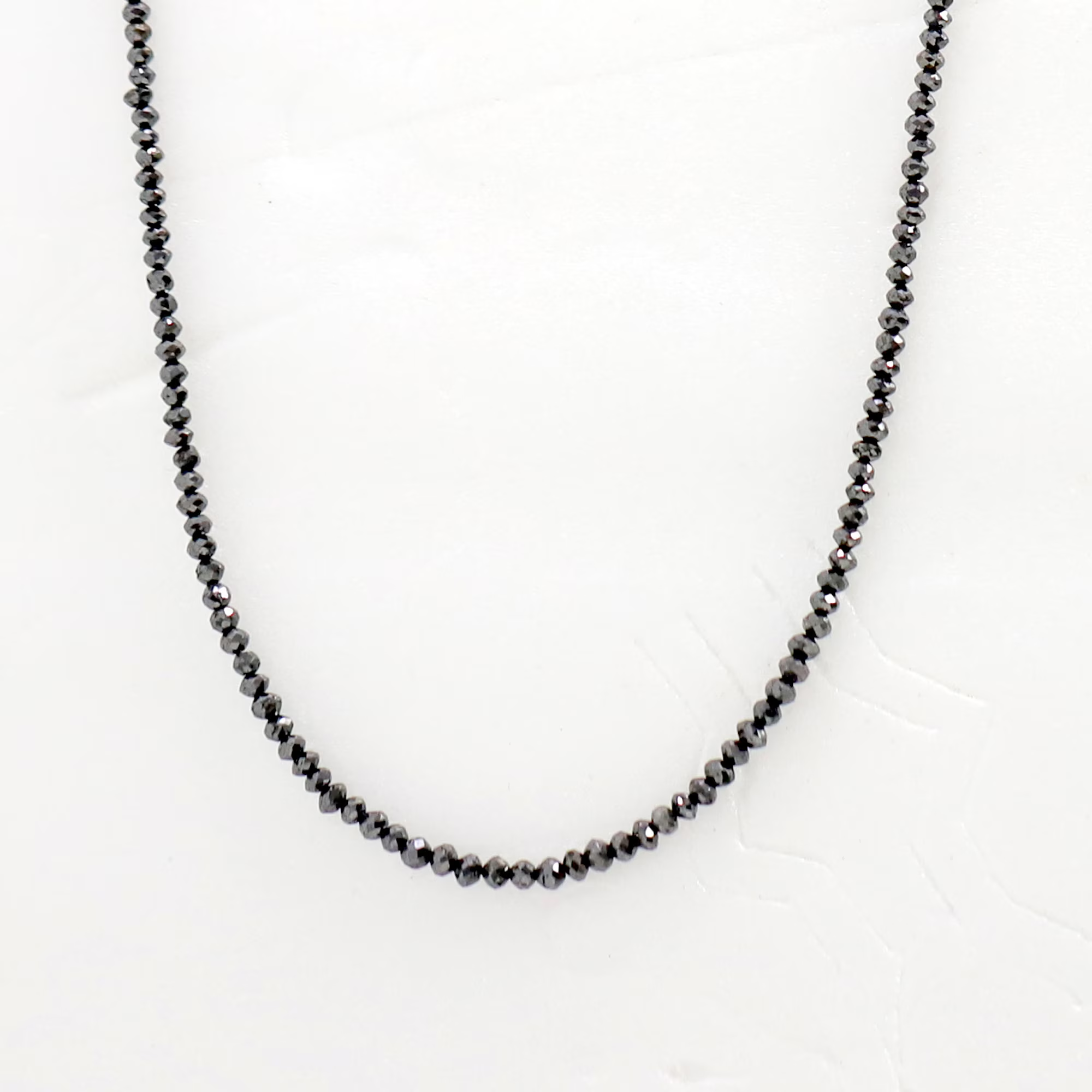 19.84 Ct Beads Uncut Black Natural Loose Diamond
