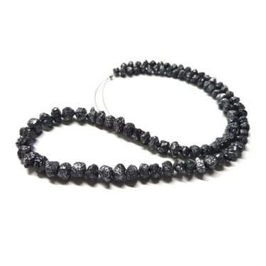 2 MM – 6 MM Beads Black Natural Uncut Loose Diamond