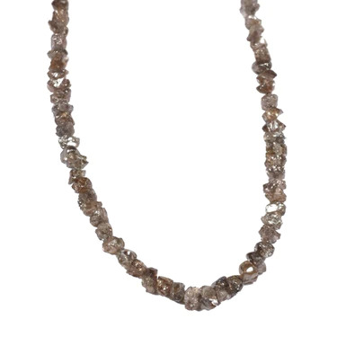 18 Ct Beads Checker Brown Natural Loose Diamond