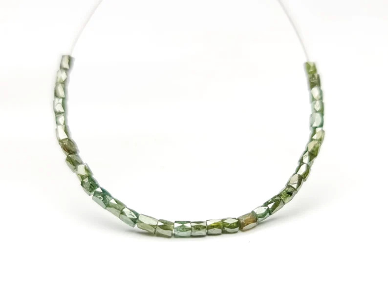 1.05 Ct Beads Checker Green Natural Loose Diamond