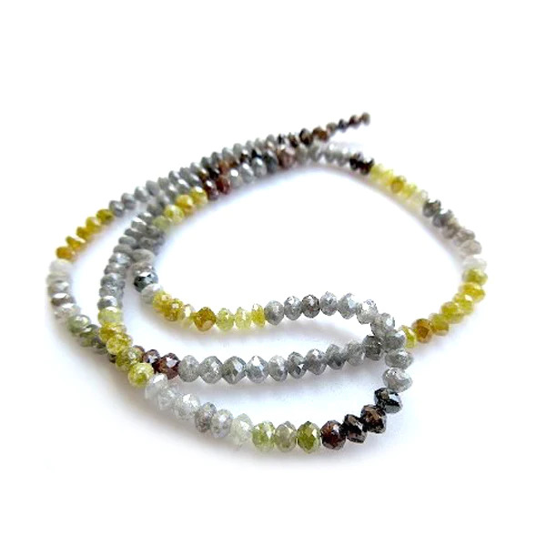 20 Inch Beads Checker Fancy Mixed Natural Loose Diamond