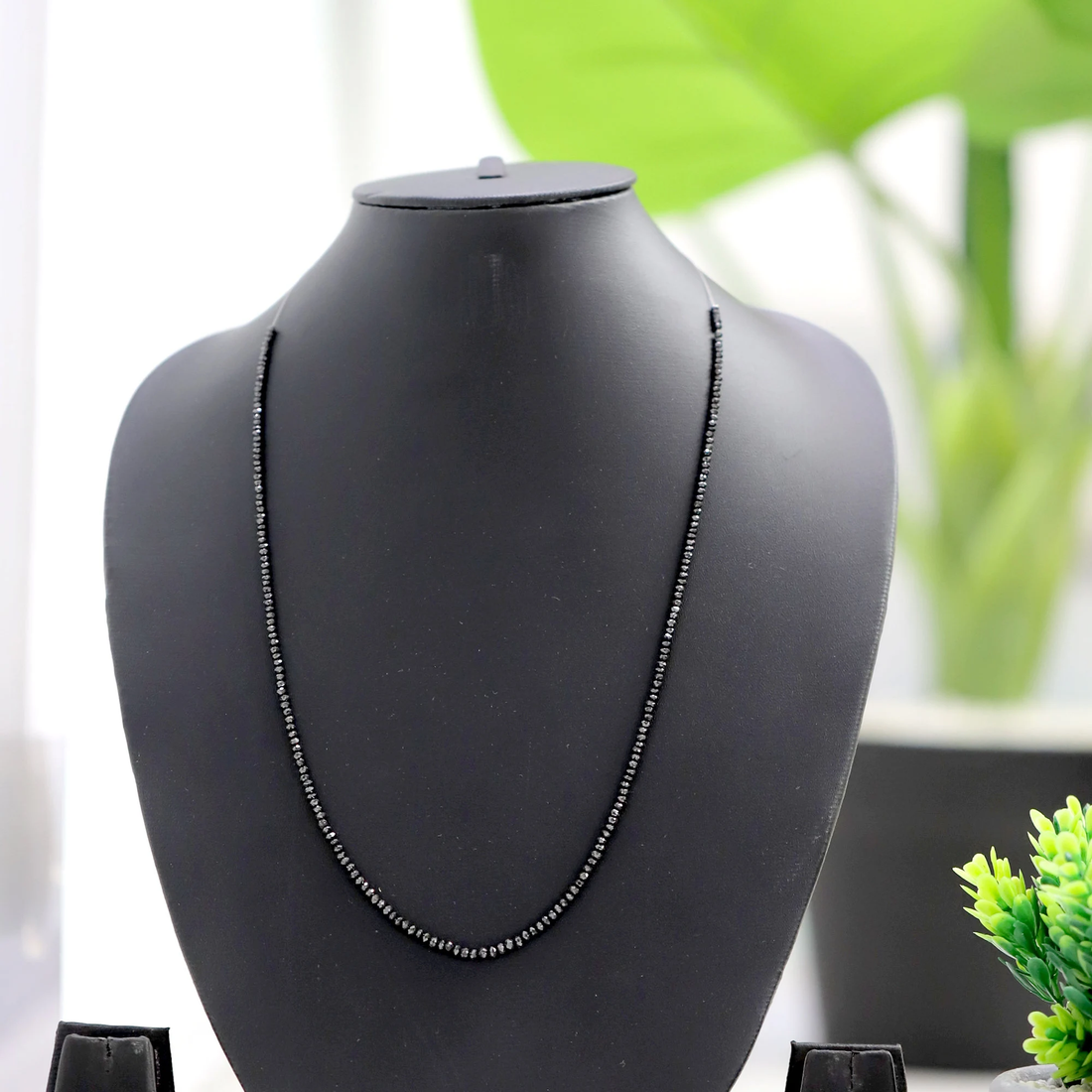 20 Ct Beads Uncut Black Natural Loose Diamond