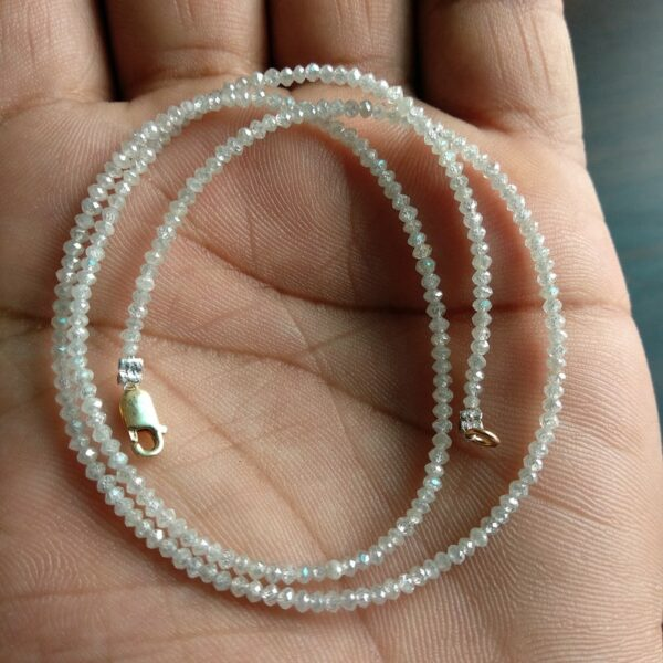 28 Ct Beads Checker White Natural Loose Diamond