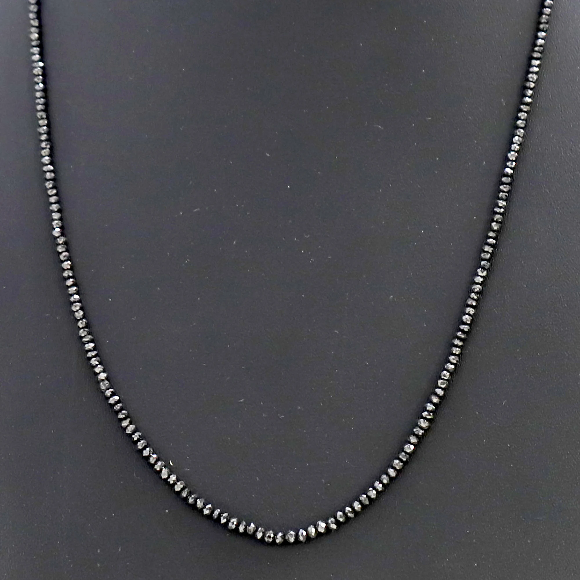 20 Ct Beads Uncut Black Natural Loose Diamond