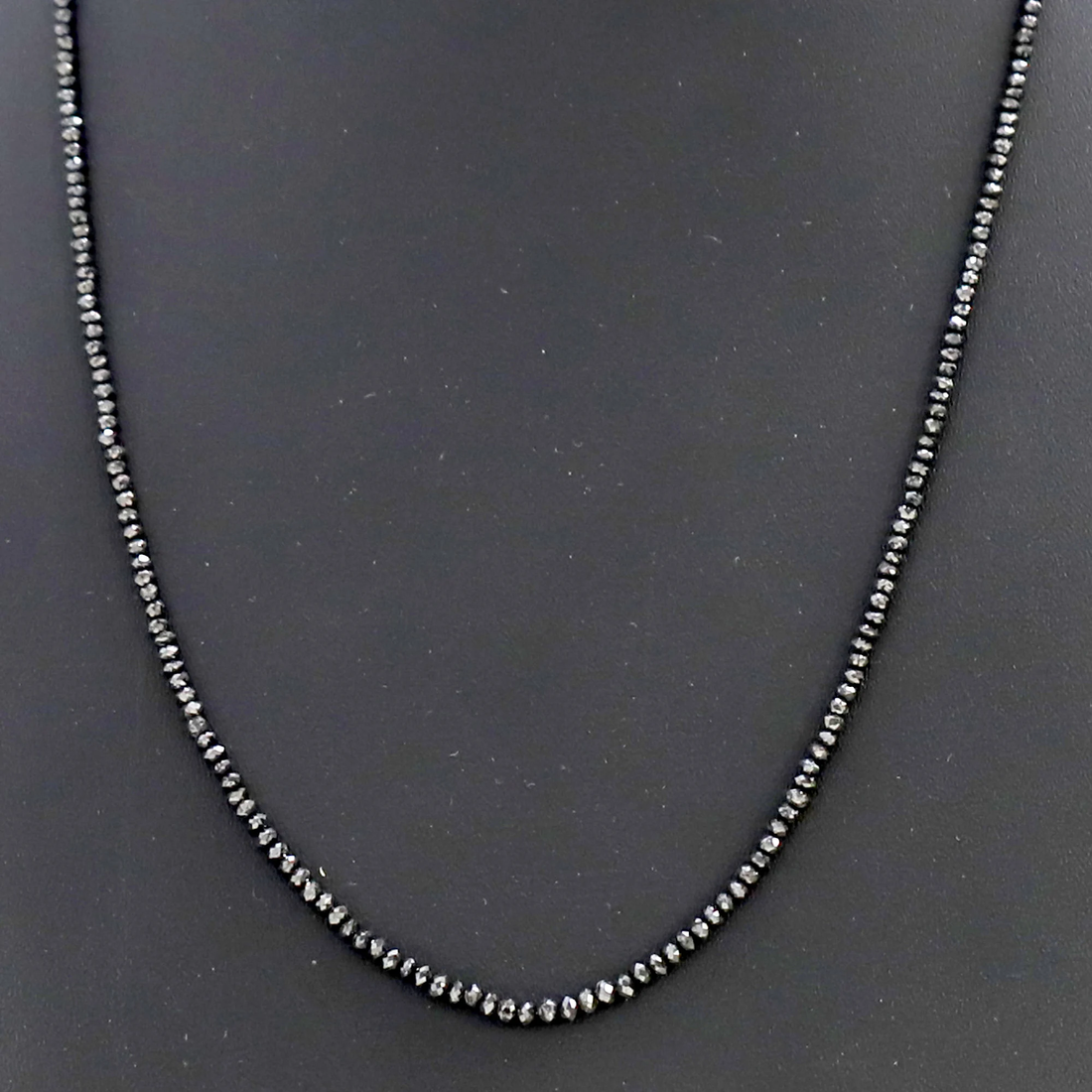 20 Ct Beads Uncut Black Natural Loose Diamond