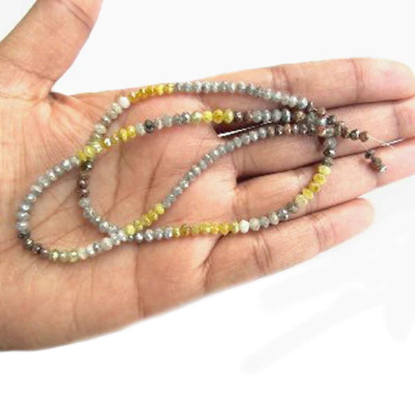 20 Inch Beads Checker Fancy Mixed Natural Loose Diamond