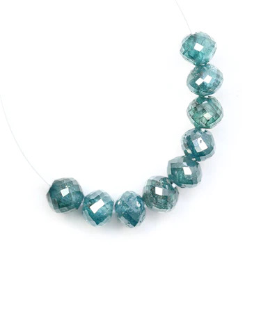 20 Ct Beads Uncut Blue Natural Loose Diamond