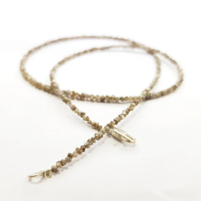 15.00 Ct Beads Checker Brown Natural Loose Diamond