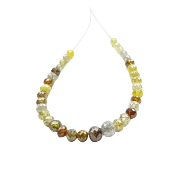 7 Inch Beads Checker Mixed Natural Loose Diamond