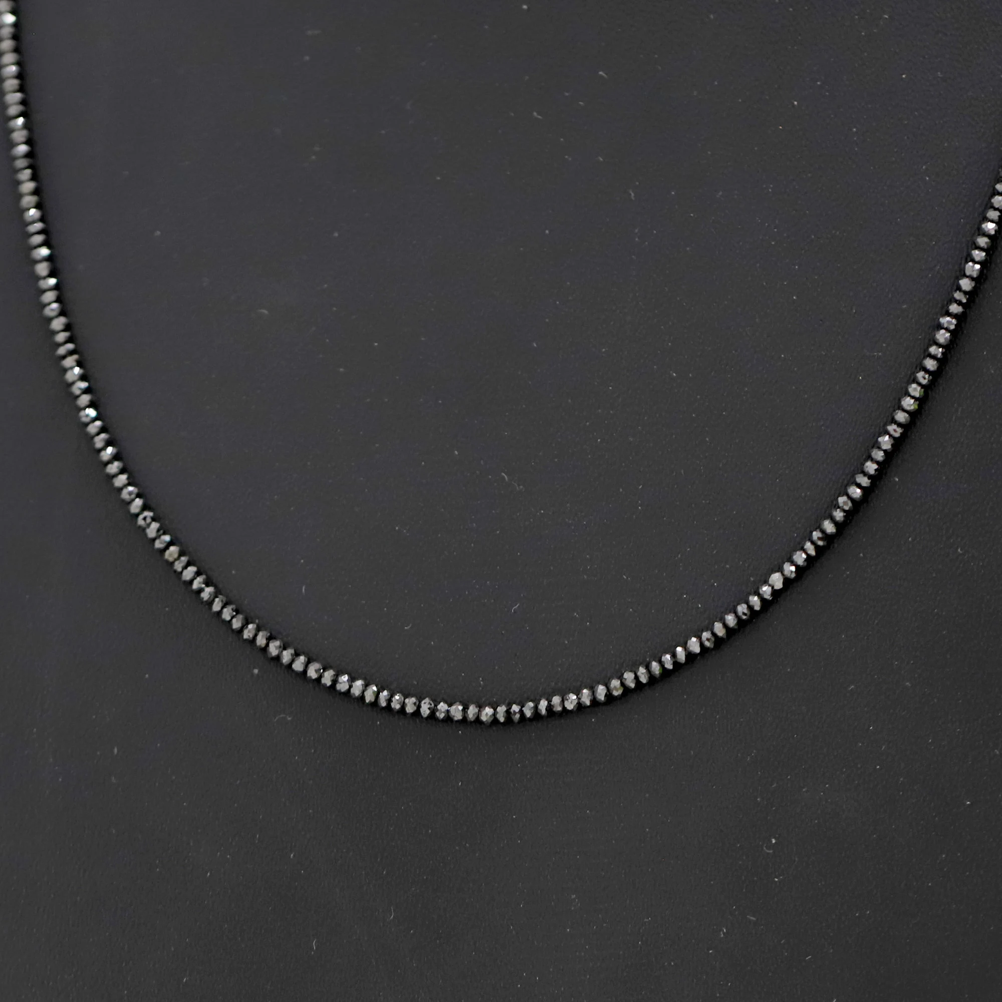 2 MM Beads Uncut Black Natural Loose Diamond