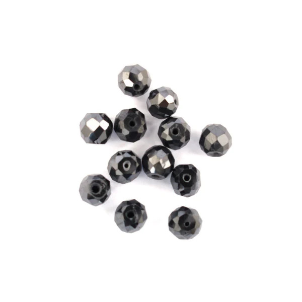 3 Ct Beads Uncut Black Natural Loose Diamond