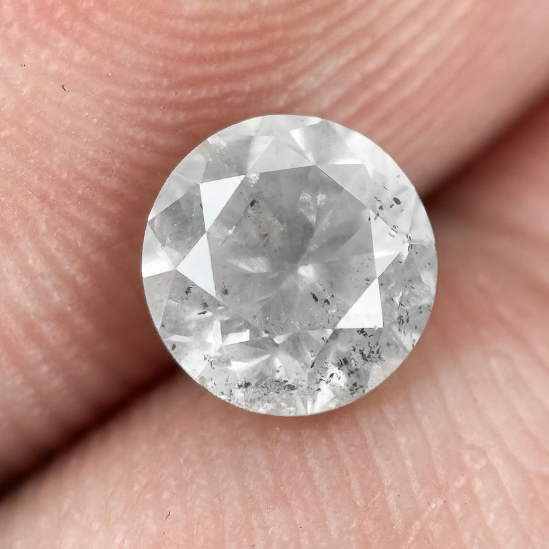 0.97 Ct Round Brilliant Cut White Natural Beautiful Diamond