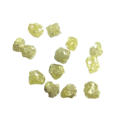 3 Ct Beads Checker Yellow Natural Loose Diamond