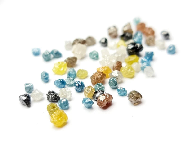1.00 Ct Beads Checker Multi Natural Loose Diamond