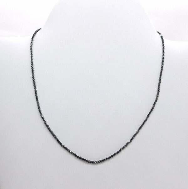 2-3 MM Beads Checker Cut Black Natural Loose Diamond