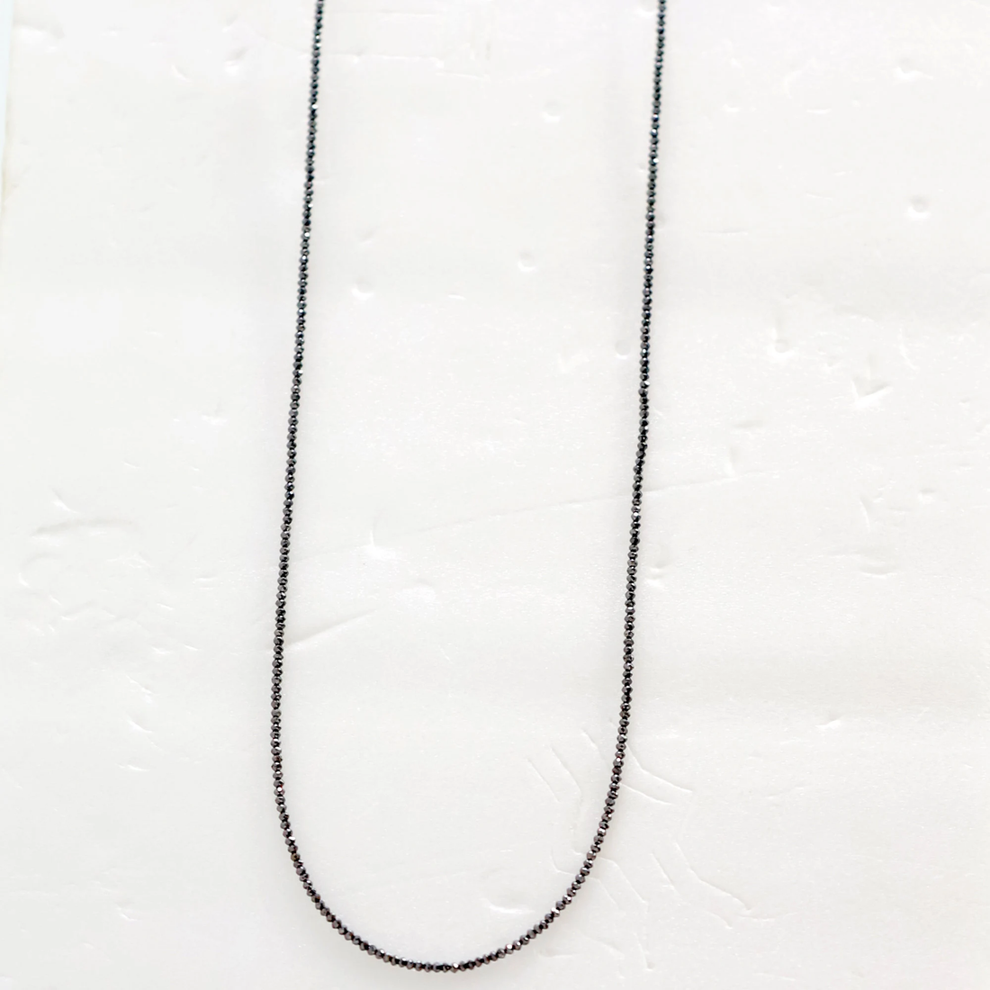 2 MM Beads Uncut Black Natural Loose Diamond