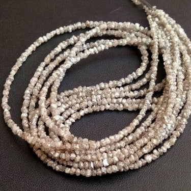 7 Inch Beads Checker Brown Natural Loose Diamond