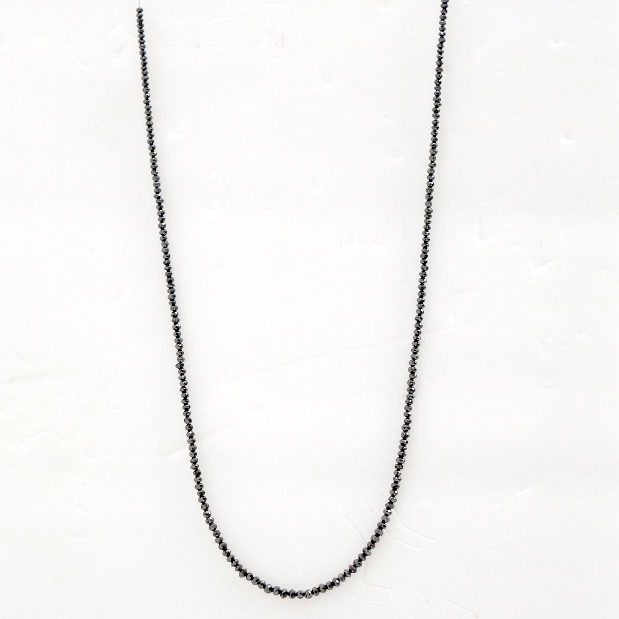 19.84 Ct Beads Uncut Black Natural Loose Diamond