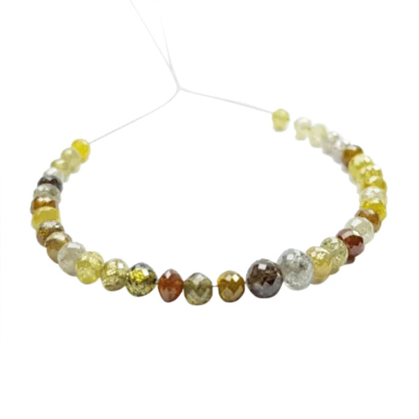 7 Inch Beads Checker Mixed Natural Loose Diamond