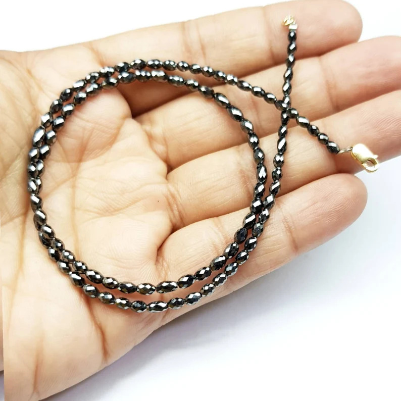 18.30 Ct Beads Uncut Black Natural Loose Diamond