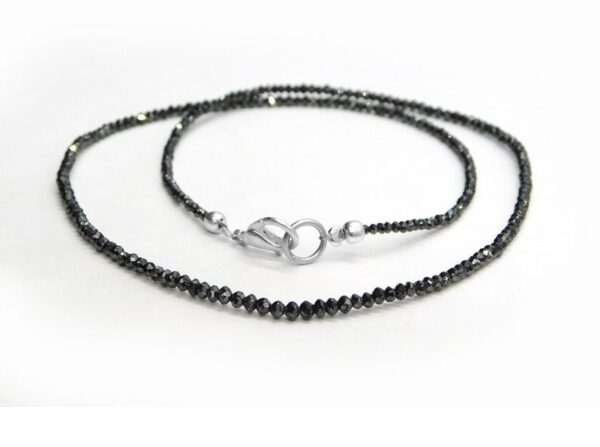 2-3 MM Beads Checker Cut Black Natural Loose Diamond