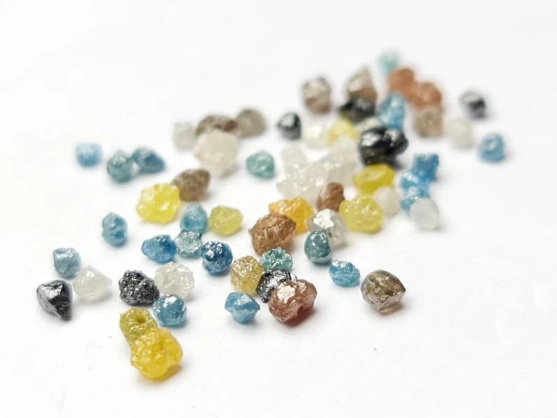1.00 Ct Beads Checker Multi Natural Loose Diamond