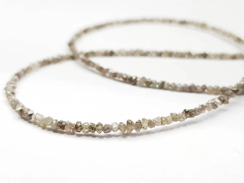 12.50 Ct Beads Checker Brown Natural Loose Diamond