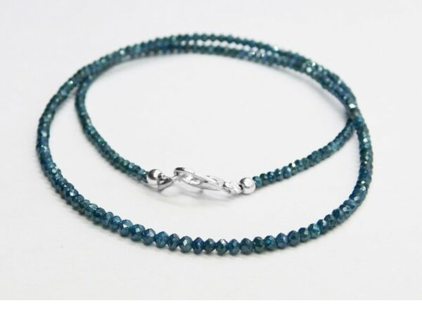 20 Ct Beads Uncut Fancy Blue Natural Loose Diamond